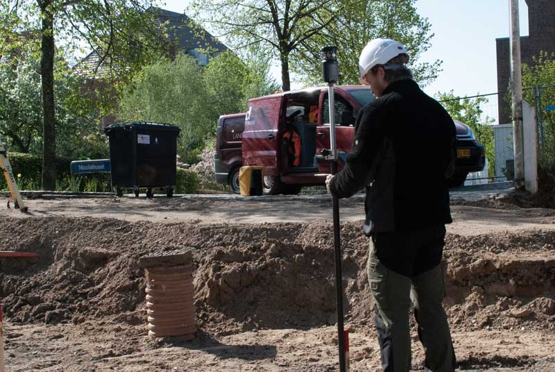 Byggegrund opmåles